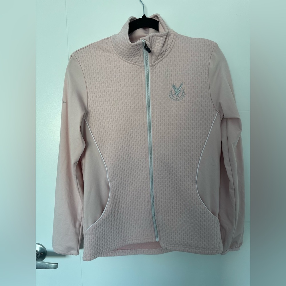 Abacus Thermo Midlayer Jacket Small Pink Golf Full Zip Stretch Gleneagles